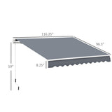 Patio Retractable Awning 08423951