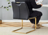 Modern dining chair with PU cushion seat dining chair Living Room Chair Upholstered chair with W2920P490736