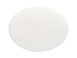 Bali 37" Round Upholstered Cocktail Ottoman with Natural Wood Base, Ivory White Boucle B2719P238428