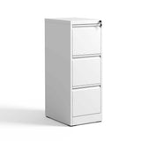 3 Drawer Metal Vertical File Cabinet with Lock Office Home Steel Vertical File Cabinet for A4 30844462