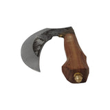 9-inch Pizza Cutter Axe with Leather Cover Viking Style Butcher Cleaver Knife,Mincing Meat Vegetable 39879822