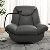 Oversized Power Recliner Chair,270&degSwivel Glider Recliner for Nursery, Electric Recliner Sofa 73863607