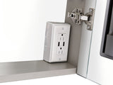 40 x 30 inch LED Lighted Bathroom Medicine Cabinet with Mirror, Sockets, Dimmable, Anti-Fog W2287P336340
