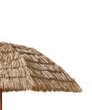 8'Thatch Patio Tiki Umbrella Tropical Palapa Raffia Tiki Hut Hawaiian Hula Beach Umbrella,Straw W2516P180015