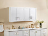Wood Hanging Cabinet with Doors and Shelves W914P292873