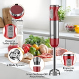 450W Immersion Blender 5 in 1 Electric Hand Blender,30 10809497