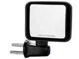 Manual Mirrors Black Left Right Side Pair For 2007-2017 Jeep Wrangler 28928984