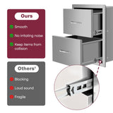 Double Drawer cabinets for outdoor kitchens or courtyards W3167P303252