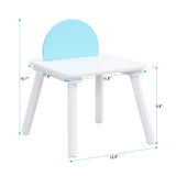 Children's panel table with 4 chairs W495107148