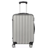 ZNTS 3-in-1 Multifunctional Large Capacity Traveling Storage Suitcase Silver Gray 52264925