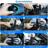 4-in-1 Car Cup Holder Tray Food Table Phone Hold Car Expander Detachable 360 Degree Rotatable 33533875
