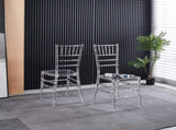Wedding chair,dining chair,set of 4,plastic seat W234P167936