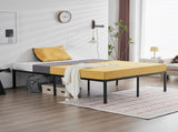 195.5*142.2*45.7cm Bed Height 18" Simple Basic Iron Bed Frame Iron Bed Black 99106496