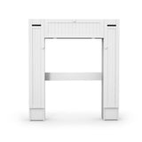 White Bathroom Cabinet/Over The Toilet Storage Cabinet with 2 Cabinets 57222756
