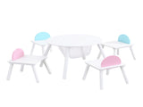 Children's panel table with 4 chairs W495107148