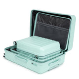 3 in 1 ABS&PC Trolley Box 20in 24in 28in Trolley Box Iron Tie Rod ABSPC Alloy Mint Green 59873095