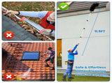 10.5FT Gutter Cleaning Brush With Telescoping Handle Rain Gutter Cleaner Extendable Gutter Cleaning 32898423