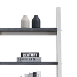 ZNTS 5-Tier Shelves,Bookshelf, Storage Rack, Bookcase with Rubber Wood Frame, Ladder Shelf for Living W2582P195346