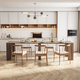 Multifunctional extendable console table W33166750