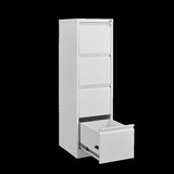 ZNTS 4 Drawer File with Lock Metal Vertical File Storage Office Home Steel Vertical File W1247P173379