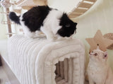 Pet Supplies Ottoman Storage Bench Corduroy Bench Cat's nest to hide For the Living Room, Entryway 61116531