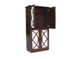 68-Inch Tall Cabinet with Doors, 8-Tier Storage Cabinet with Adjustable Shelves, Modern W3417P329677