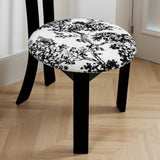 Dining Chairs Set of 2, Key-Design Home Chairs - Linen Upholstered Solid Wooden Dining Chairs with W2700P338558