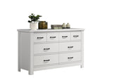 Cassini 51" White 6-Drawer Dresser B061125421