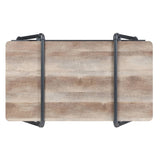 Oak and Sandy Grey 1-shelf Coffee Table B062P186437