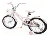 18 Inch Kids Bike for 4-8 Years Old Girls, Dual Brake Kids Bicycle with Training Wheels & Kickstand, 55576126