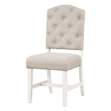 TREXM Retro Style Dining Chair Set with 4 Upholstered Chairs for Dining Room and Living Room WF298830AAD