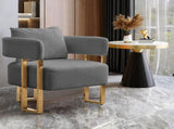 TS Modern decorative chair, living room side chair with gold metal legs, no wheels, suitable for 98693889
