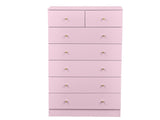 Macaron powder, particleboard with melamine veneer, 66*40*131cm, 52 drawer cabinet, matte gold 69590279