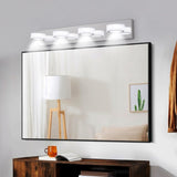 LED Modern Chrome 4-Light Vanity Lights Fixtures Over Mirror Bath Wall Lighting W1340P206814