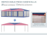 Pop Up Canopy Party Tent with Netting 10' x 20' -AS 71104978