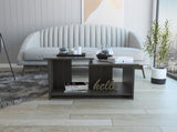 Linlock 1-Shelf Coffee Table Black Wengue B06280508