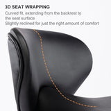 Black Titanium Stainless Steel Bar Stools Swivel Adjustable Height for Kitchen Counter and Dining W2195135503