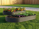 Galvanized Raised Garden Bed 6x3x1ft - Heavy Duty Metal Planter Box for Vegetables, Herbs & Flowers, W840P499235