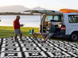 6 x 9 FT camping rug for RV mats outside, indoors, outdoor porches, decks, backyards, camping, 42412631