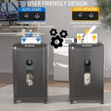 Large Capacity Heavy Duty Document Shredder 19-Sheet Cross-Cut Paper/Credit Card Shredder with 7.93 W2028P156680