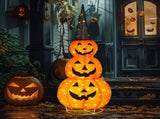 5ft Halloween Collapsible Pumpkin Decorations 100 LED Lights 42040861