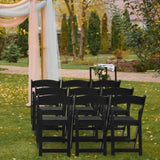 4 Pack Folding Chairs, Resin Chairs with Padded Seat, Comfortable Event Chairs Indoor Outdoor for 76751811