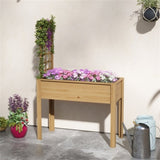 ZNTS Wooden Planter、Flower shelf,Wood Planter Box 93906373