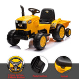 ZNTS 12V Kids Ride on Tractor Electric Excavator Battery Powered Motorized Car for Kids Ages 3-6, with , W1811P154759