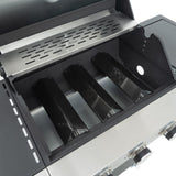 Propane Grill 3 Burner Barbecue Grill Stainless Steel Gas Grill with Side Burner, 37,000 BTU Outdoor W165083094