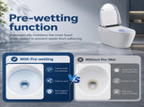 Smart Toilet With Bidet Built In Tank, One-piece Bidet Toilet Seat, Auto Flush, Auto W3598P573064
