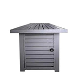 25 H x 42 W Outdoor Fire Pit Table with Lid B120142380