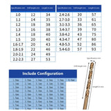 51 Piece Set of Cobalt Containing Fried Dough Twists Drill Hand Electric Drill Drilling Bit Set 80475422