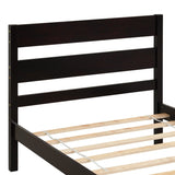 ZNTS Twin Bed with Headboard and Footboard,Espresso W50440500