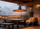 1500W Infrared Outdoor Heater with Remote Control Brown 49991775